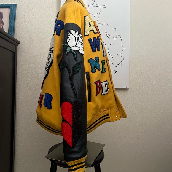 Undercover A WOLF IS NEVER A PET BOMBER Stadium Patch Jacket $1600 AMAZING! - Picture 10 of 11
